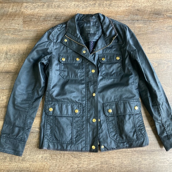 JCrew Downtown Field Jacket in Black - Picture 1 of 4